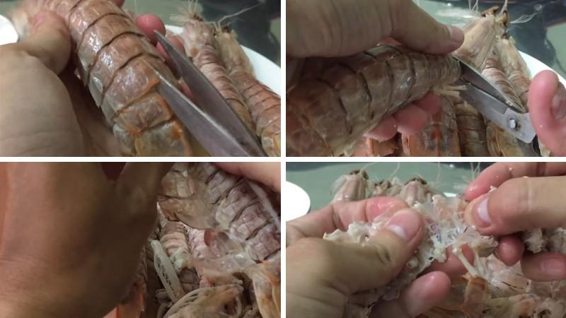 Kỹ thuật bóc vỏ tôm bề bề (tôm tích) nhanh chóng, không bỏ sót thịt
