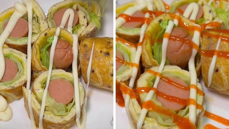 Khám phá công thức làm trứng cuộn xúc xích thơm ngon, vừa đẹp mắt lại đầy hấp dẫn cho bữa ăn thêm phần phong phú.