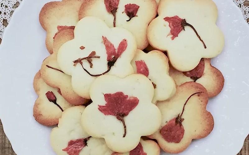 Hướng dẫn làm bánh quy hoa anh đào vừa thơm ngon vừa đẹp mắt, món quà hoàn hảo dành tặng những người thân yêu.