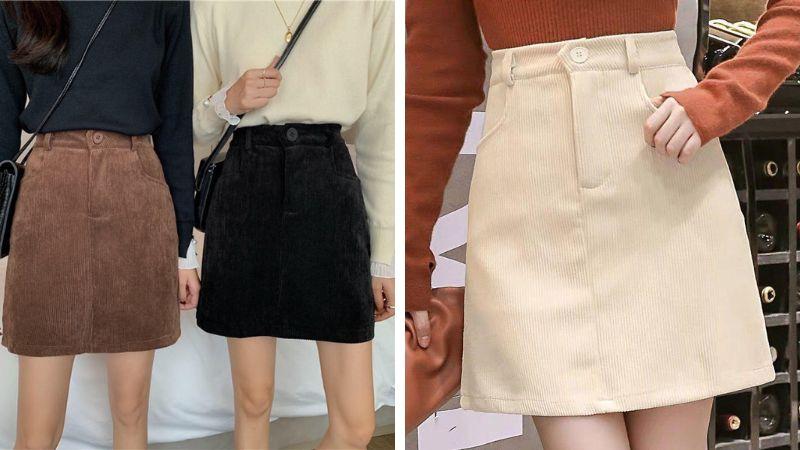 Khám phá 9 mẫu chân váy nhung xinh xắn, phong cách giúp nàng thêm phần cuốn hút