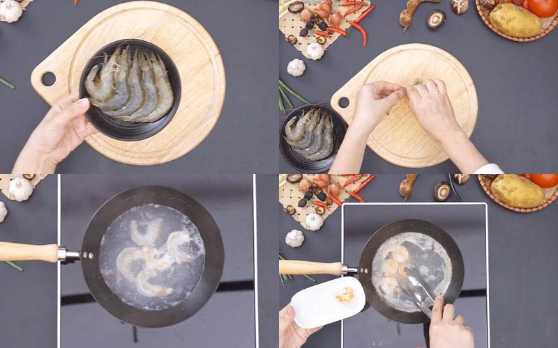 Salad miến tôm Thái với hương vị chua cay đặc trưng, miến mềm dẻo và tôm giòn ngọt, là món ăn lý tưởng để thưởng thức cùng gia đình.