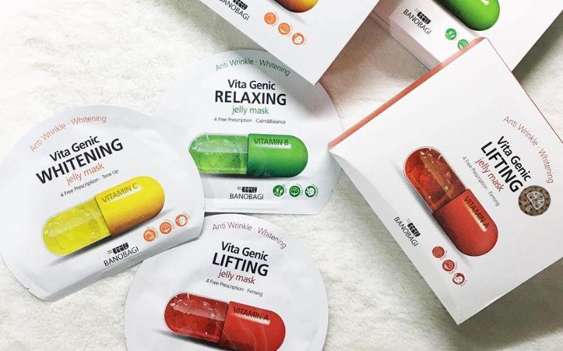 Mặt nạ Banobagi Vita Genic Jelly Mask Vitalizing giúp ngăn ngừa lão hóa hiệu quả.