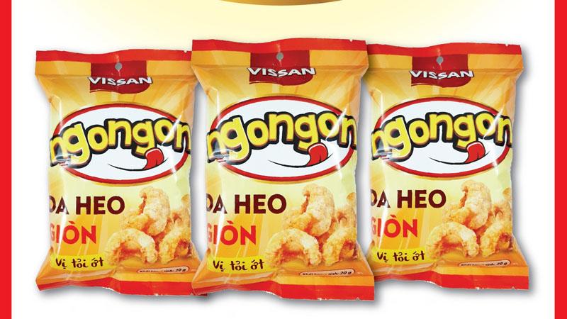Snack da heo giòn vị tỏi ớt mới mẻ, mang đến một trải nghiệm thú vị cho các tín đồ ăn vặt, không thể bỏ qua.