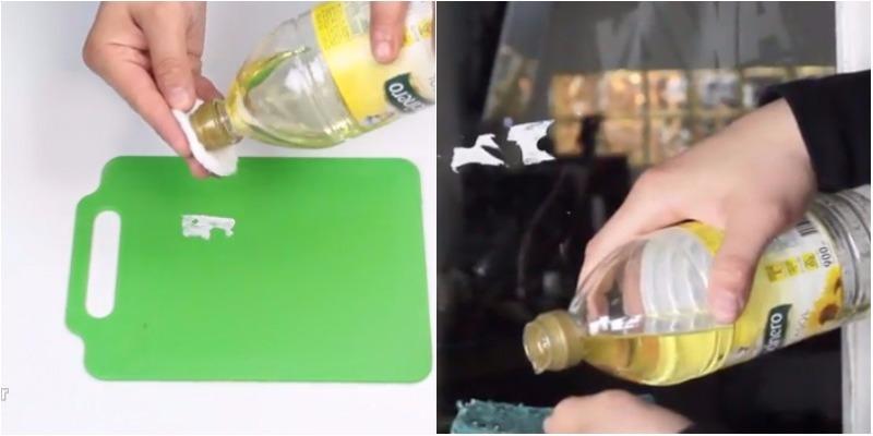 Mẹo tẩy vết keo hai mặt bám dính trên kính và đồ vật một cách hiệu quả