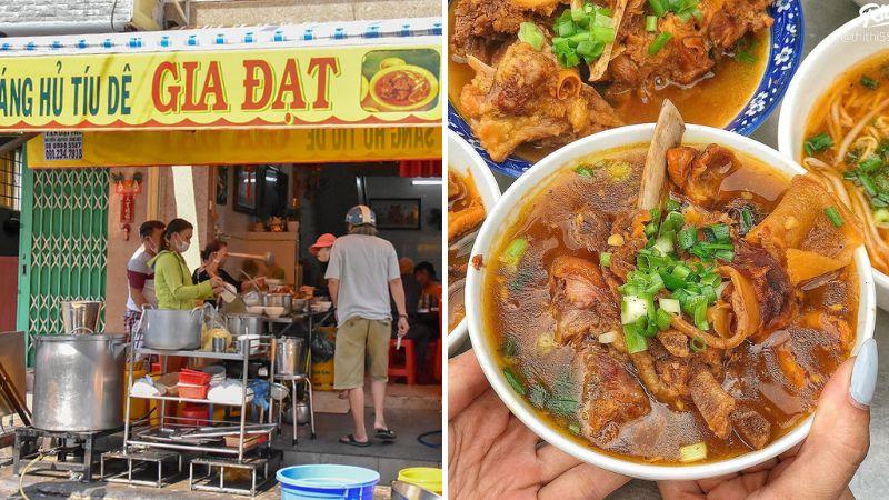 Hủ tiếu dê quận 11 nổi bật với sự tỉ mỉ trong chế biến, mỗi bát hủ tiếu là một tác phẩm nghệ thuật. Món ăn thu hút thực khách đông đúc, có khi người bán không kịp đáp ứng nhu cầu.