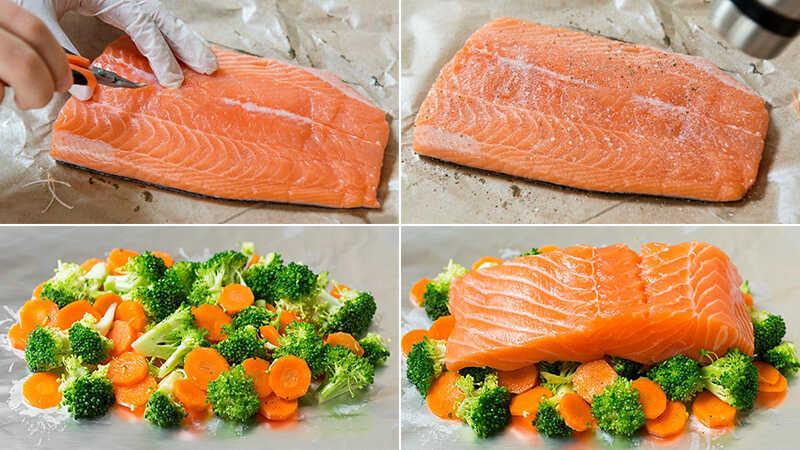 Hướng dẫn làm cá hồi nướng giấy bạc thơm ngon, bổ dưỡng
