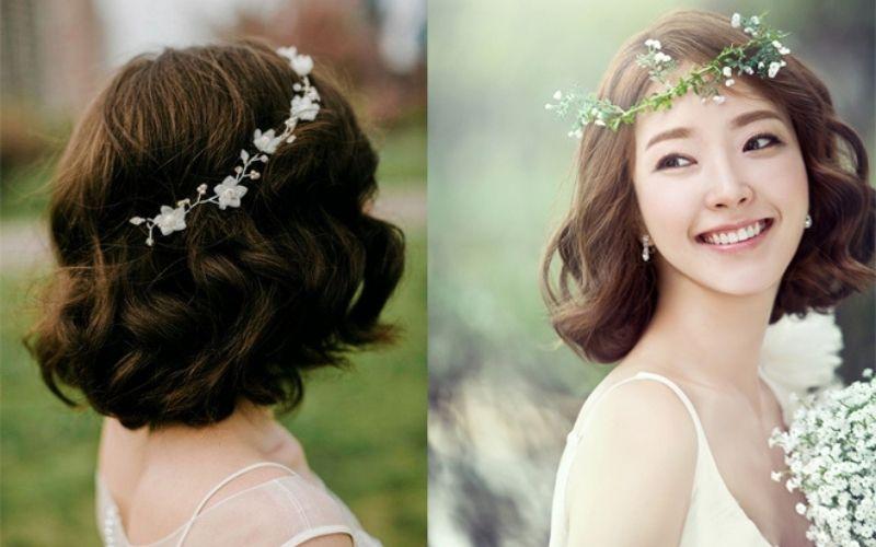 14 kiểu tóc ngắn giúp cô dâu thêm phần duyên dáng và nổi bật trong ngày cưới
