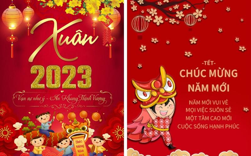 Hơn 40 hình nền Tết 2023 tuyệt đẹp, Full HD dành cho điện thoại và máy tính