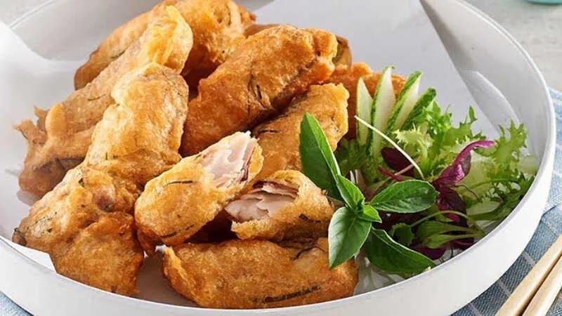2 công thức cá cam chiên lá quế giòn rụm, thơm ngon không thể cưỡng lại