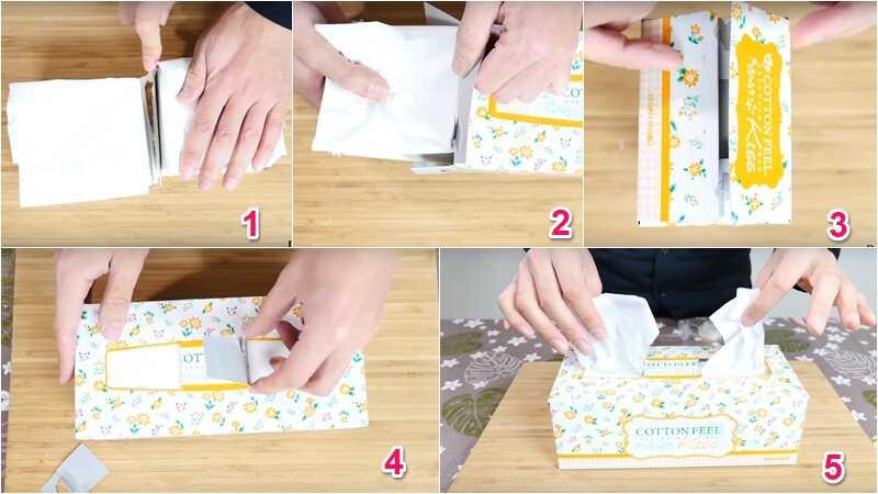3 cách sử dụng khăn giấy và hộp khăn giấy hiệu quả, tiết kiệm mà bạn không thể bỏ qua.