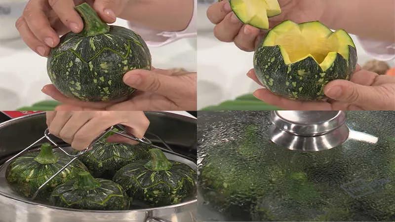Hướng dẫn làm món bí đỏ hấp hạt sen bổ dưỡng, tuyệt vời cho sức khỏe gia đình bạn