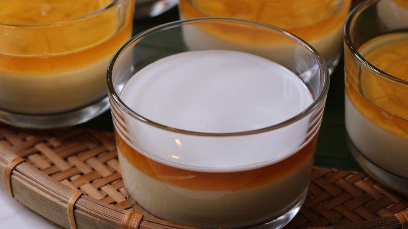 Món rau câu tàu hủ tráng miệng mềm mịn, thơm ngon không thể cưỡng lại