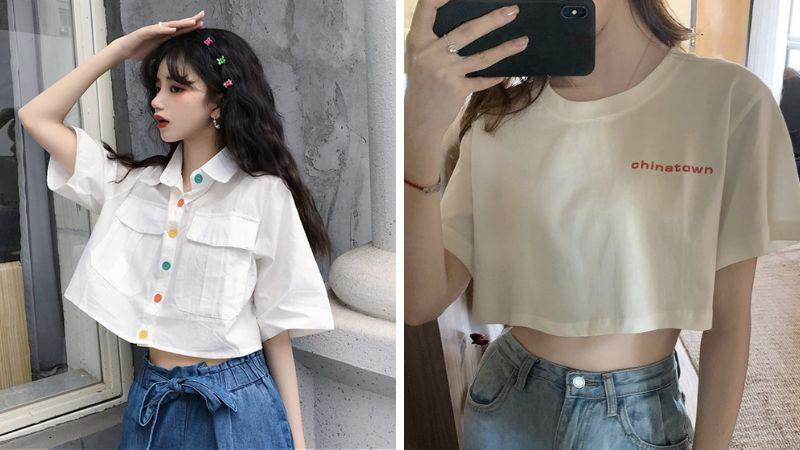 12 cách mix đồ cùng áo croptop rộng giúp nàng thêm phần năng động và thời thượng