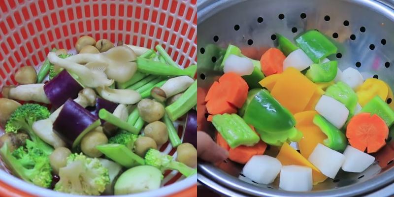 Món rau củ kho chay đơn giản nhưng vô cùng đậm đà, hương vị thấm sâu đến từng miếng, ăn hoài mà không hề thấy ngán.