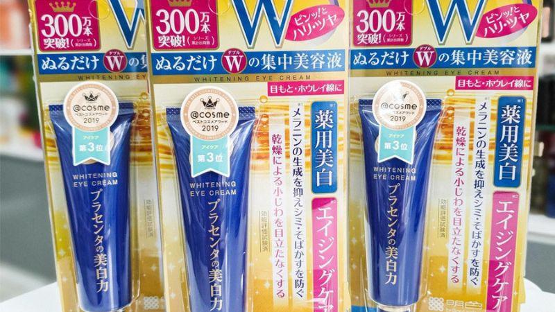 Đánh giá chi tiết về kem mắt Meishoku Whitening Eye Cream đến từ Nhật Bản