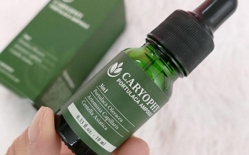 Khám phá hiệu quả trị mụn thâm tuyệt vời của Serum Caryophy Portulaca Ampoule