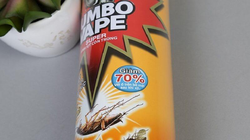 Bình xịt côn trùng Jumbo Vape có gây hại cho sức khỏe không?