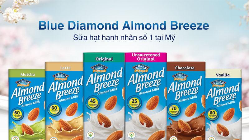 Bắt đầu ngày mới đầy năng lượng với sữa hạt hạnh nhân Almond Breeze.