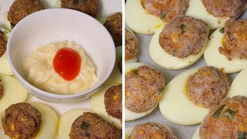 Hướng dẫn làm món trứng gà nhồi pate thơm ngon, dễ chế biến, chắc chắn sẽ khiến bữa cơm thêm phần hấp dẫn.
