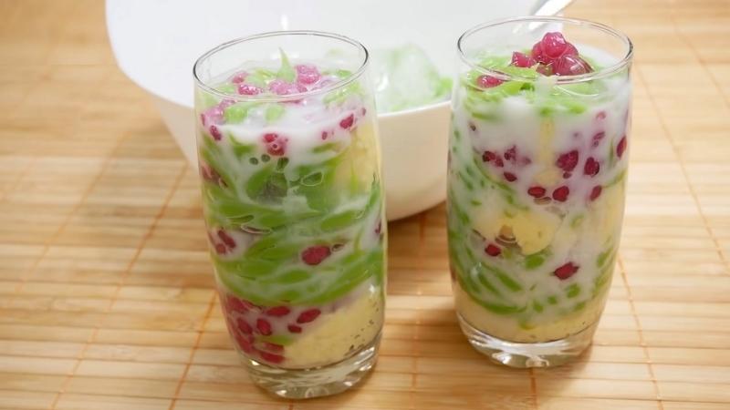 Hướng dẫn làm chè bánh lọt hạt lựu thơm ngon, béo ngậy và mát lạnh tại nhà