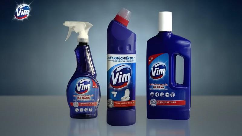 Khử mùi hôi hiệu quả với viên treo bồn cầu Vim, mang lại không gian vệ sinh thơm tho, sạch sẽ.