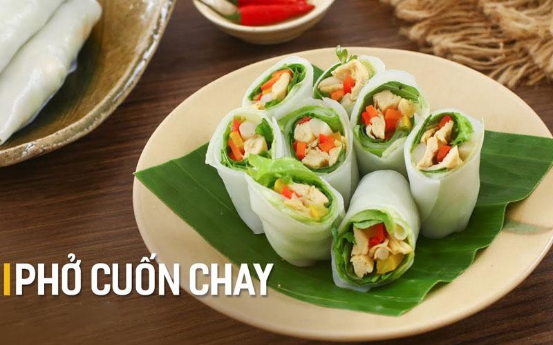 Hướng dẫn cách làm phở cuốn chay vừa ngon vừa lạ miệng, phù hợp cho những ngày ăn chay thanh thoát