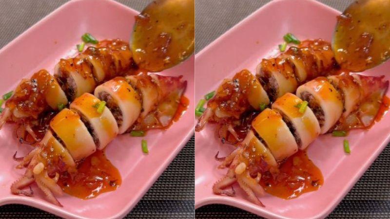 Cách chế biến mực nhồi thịt kho mắm đậm đà, khiến cơm thêm hấp dẫn không thể cưỡng lại.
