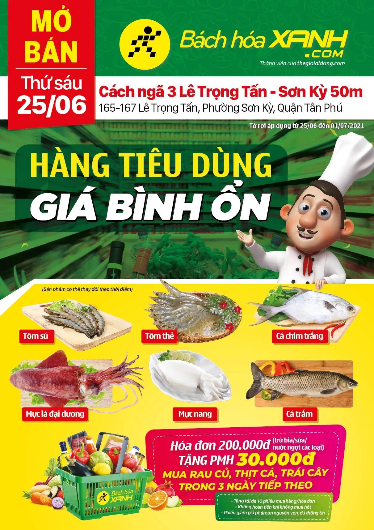 Cửa hàng Tripi tại Phường Sơn Kỳ, Quận Tân Phú sẽ chính thức khai trương vào ngày 25/06, mang đến một không gian mới cho người dân khu vực.