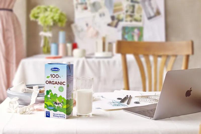 Quy trình sản xuất sữa tươi 100% organic của Vinamilk ra sao?