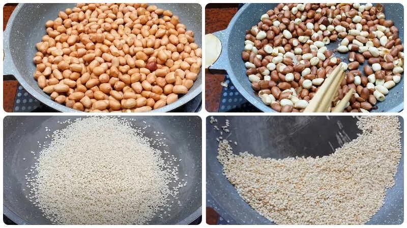Hướng dẫn làm kẹo lạc đơn giản mà không cần mạch nha