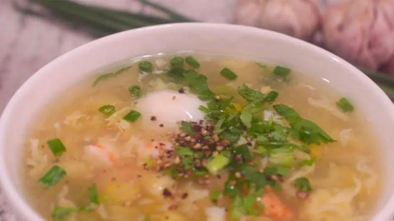 Cách nấu súp tôm bắp thơm ngon, ăn mãi mà không chán
