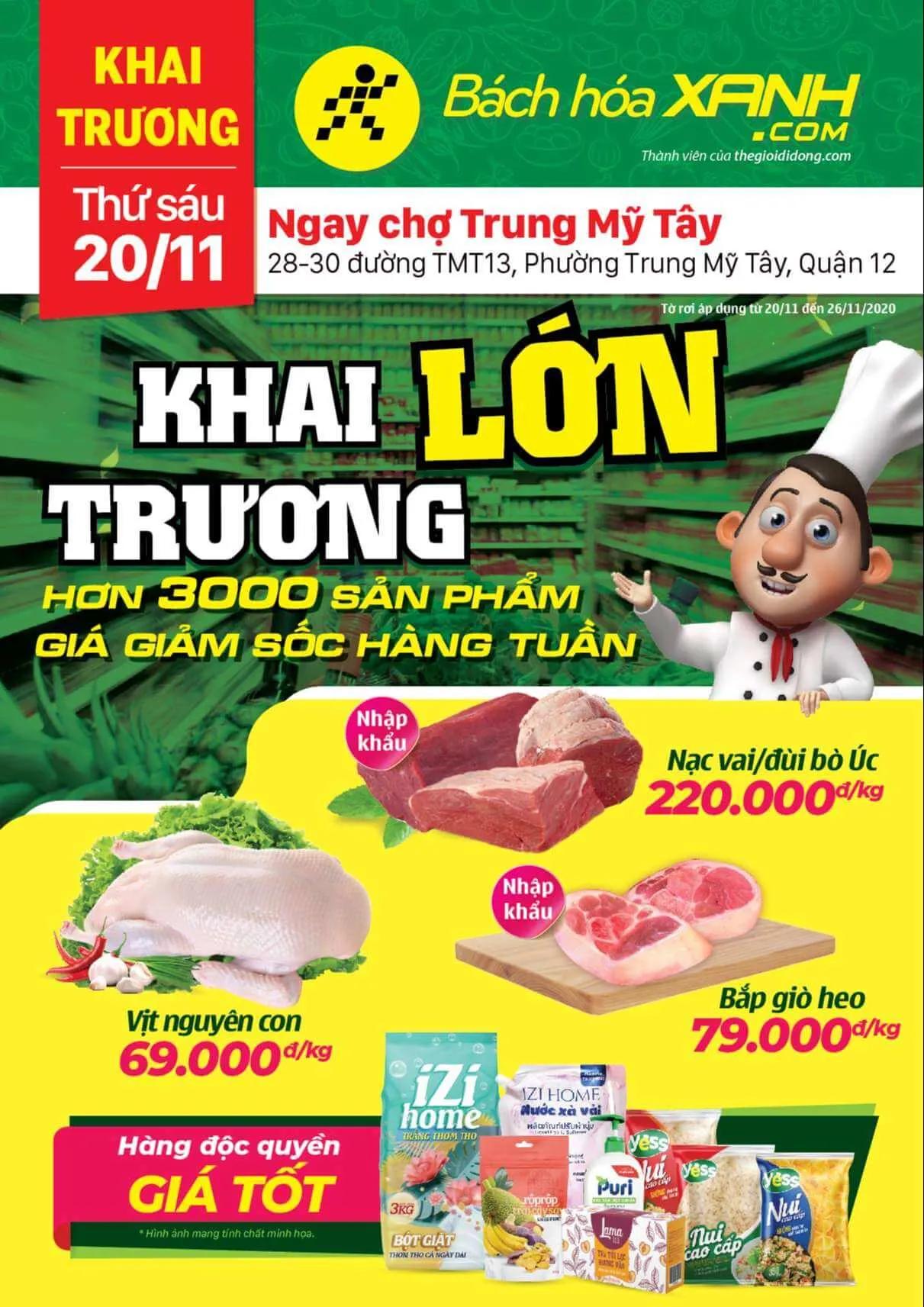 Cửa hàng Tripi tại số 28-30 TMT13, Quận 12 chính thức khai trương vào ngày 20 tháng 11 năm 2020