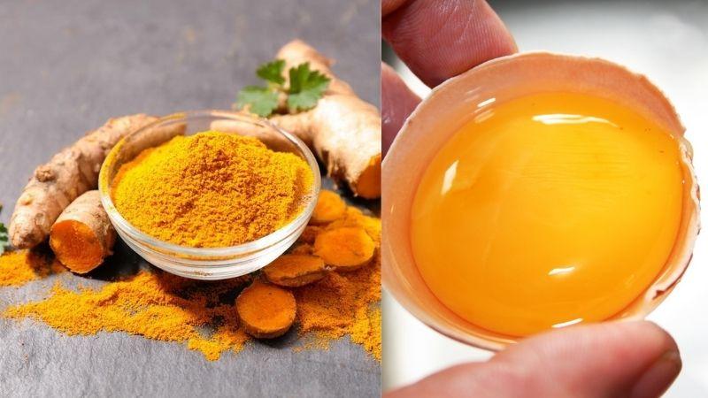 Phương pháp trị mụn hiệu quả ngay tại nhà với mặt nạ từ nghệ và lòng đỏ trứng gà