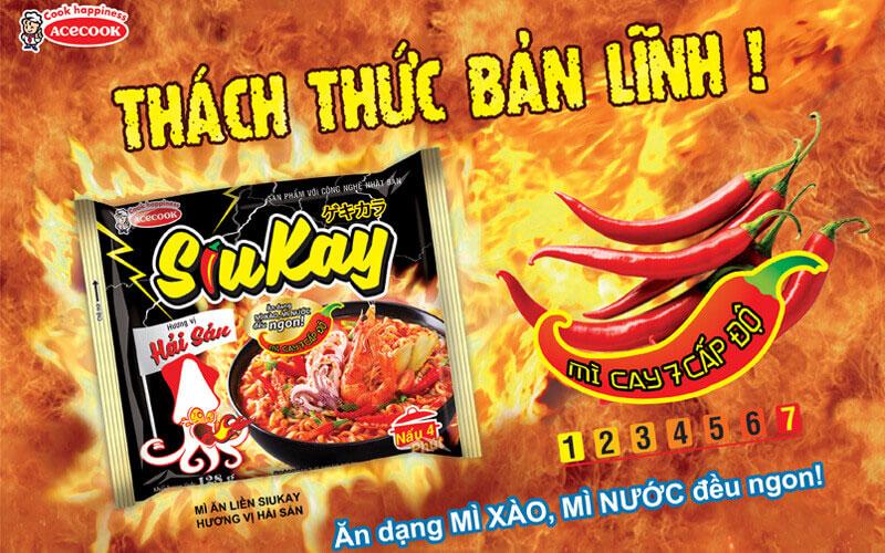 Mì Siukay - Thử thách vị giác với độ cay tuyệt hảo
