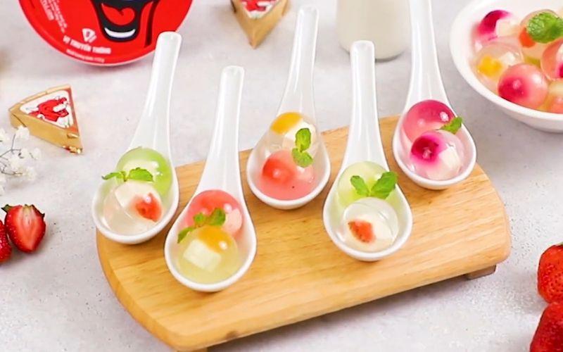 Hướng dẫn chế biến rau câu trái cây phô mai dễ làm ngay tại nhà, thơm ngon bất ngờ.