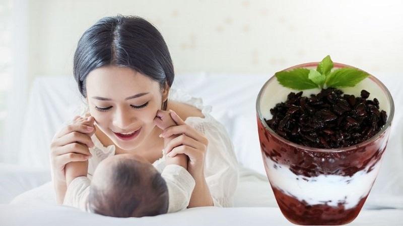 Mẹ sau sinh có nên ăn sữa chua nếp cẩm không?