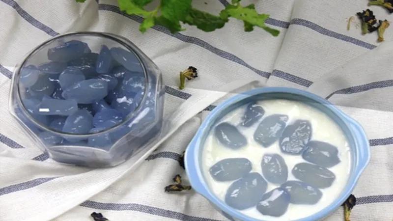 Hướng dẫn làm sữa chua hạt đác hoa đậu biếc thanh mát, mới lạ cho cả gia đình