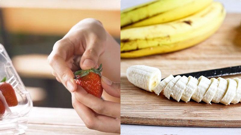Bí quyết giảm cân hiệu quả với sinh tố chuối dâu tây