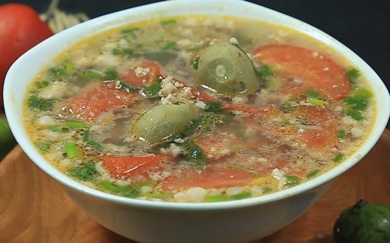Cách nấu canh sấu với thịt bằm vừa thanh mát lại cực kỳ hấp dẫn