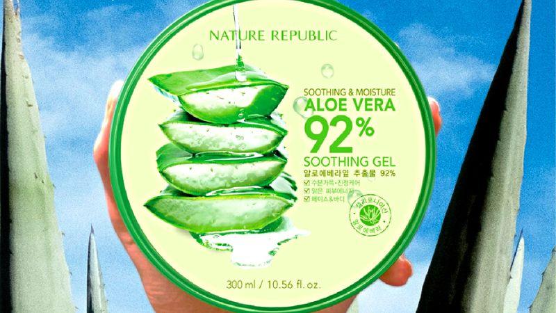 Kem dưỡng Nature Republic chứa 92% lô hội – giải pháp làm dịu và cấp ẩm liệu có thực sự hiệu quả?