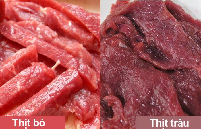 Cách nhanh nhất để phân biệt thịt bò và thịt trâu