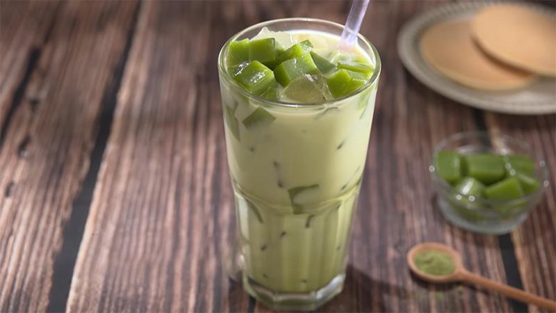 Hướng dẫn làm trà sữa gạo rang thạch matcha thanh mát cho những ngày hè oi ả