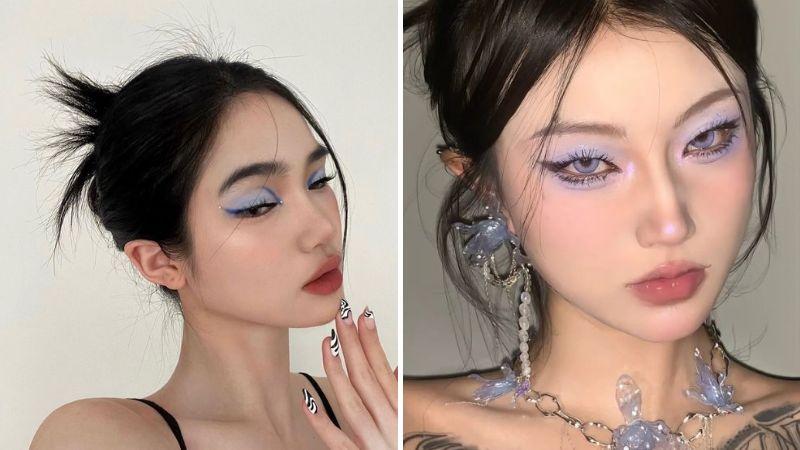 Khám phá xu hướng makeup mắt với sắc xanh dương đang tạo nên cơn sốt trên mạng xã hội.