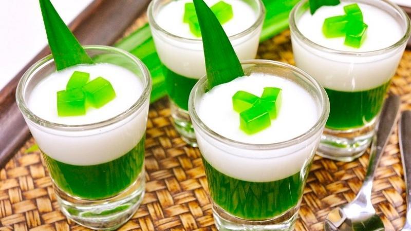 Công thức làm thạch rau câu hai tầng từ bột rau câu con cá dẻo