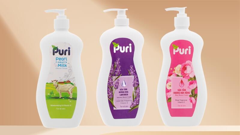 Sữa tắm Puri có đáng để lựa chọn? Khám phá mùi hương, đặc điểm và giá cả từng dòng sản phẩm