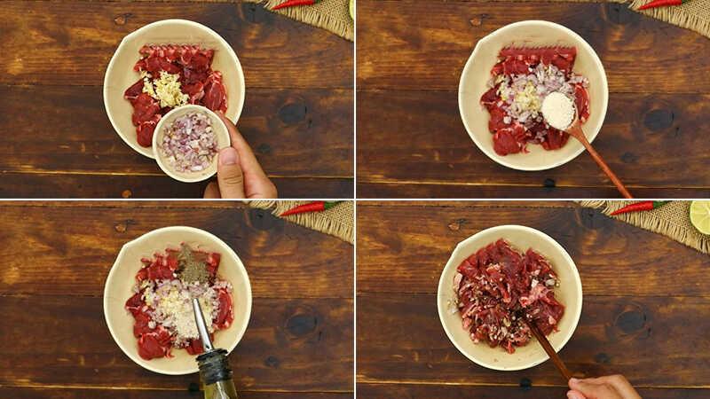 Cách làm rau càng cua trộn thịt bò – món ngon dễ làm, ăn chơi hay ăn cơm đều hợp!