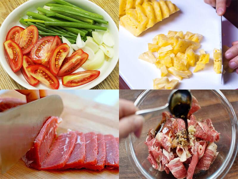Món thịt bò xào dứa mềm mại, thơm ngon, làm bữa cơm gia đình thêm phần hấp dẫn và trọn vẹn