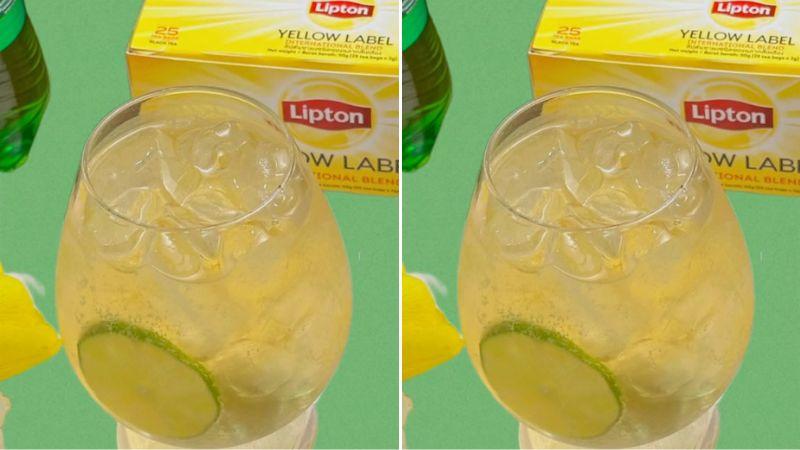 Một ly trà Lipton kết hợp với 7up sẽ là thức uống tuyệt vời giúp giải khát và làm dịu mát cơ thể, dễ dàng thực hiện ngay tại nhà.