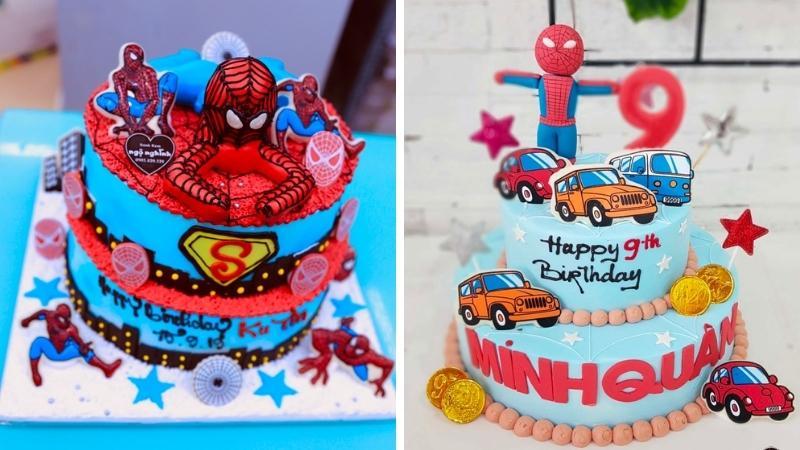 Khám phá hơn 20 mẫu bánh sinh nhật người nhện độc đáo, vừa dễ thương vừa đầy cá tính
