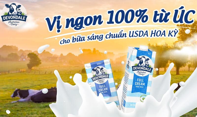 Ra mắt dòng sữa tươi Devondale nhập khẩu chính hãng từ Úc, mang đến nguồn dinh dưỡng tinh khiết cho mọi gia đình.